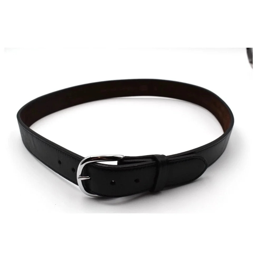 Galco Gunleather COP Series Black Leather Duty Belt CSB7 40B Silver Buckle 40